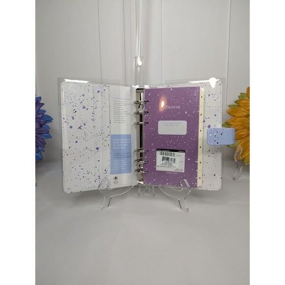 Filofax Personal Patterns Organizer 2026 - Expressions, Blue - Picture 3 of 12
